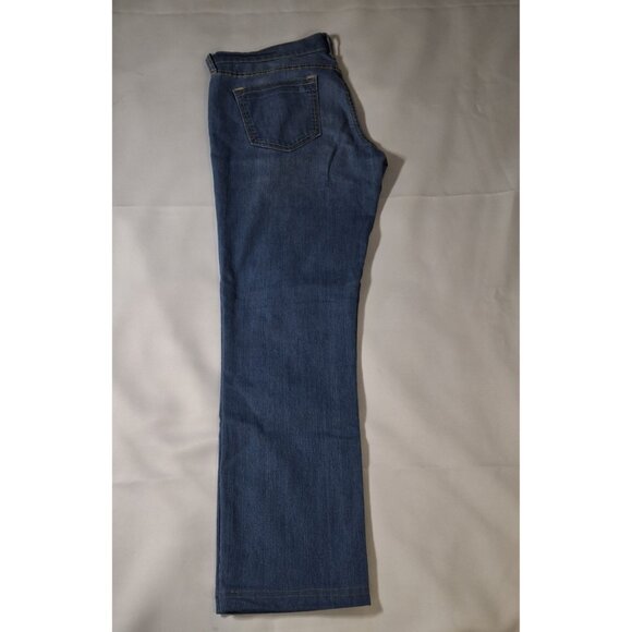 Womens Old Navy The Diva Low-Rise Bootcut Denim Blue Jeans Dark Wash Stretch 10 - Picture 12 of 13